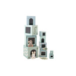 Stacking Cubes With Wooden Animals