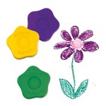12 Lápis de Cera em Formato Flor - Image 2