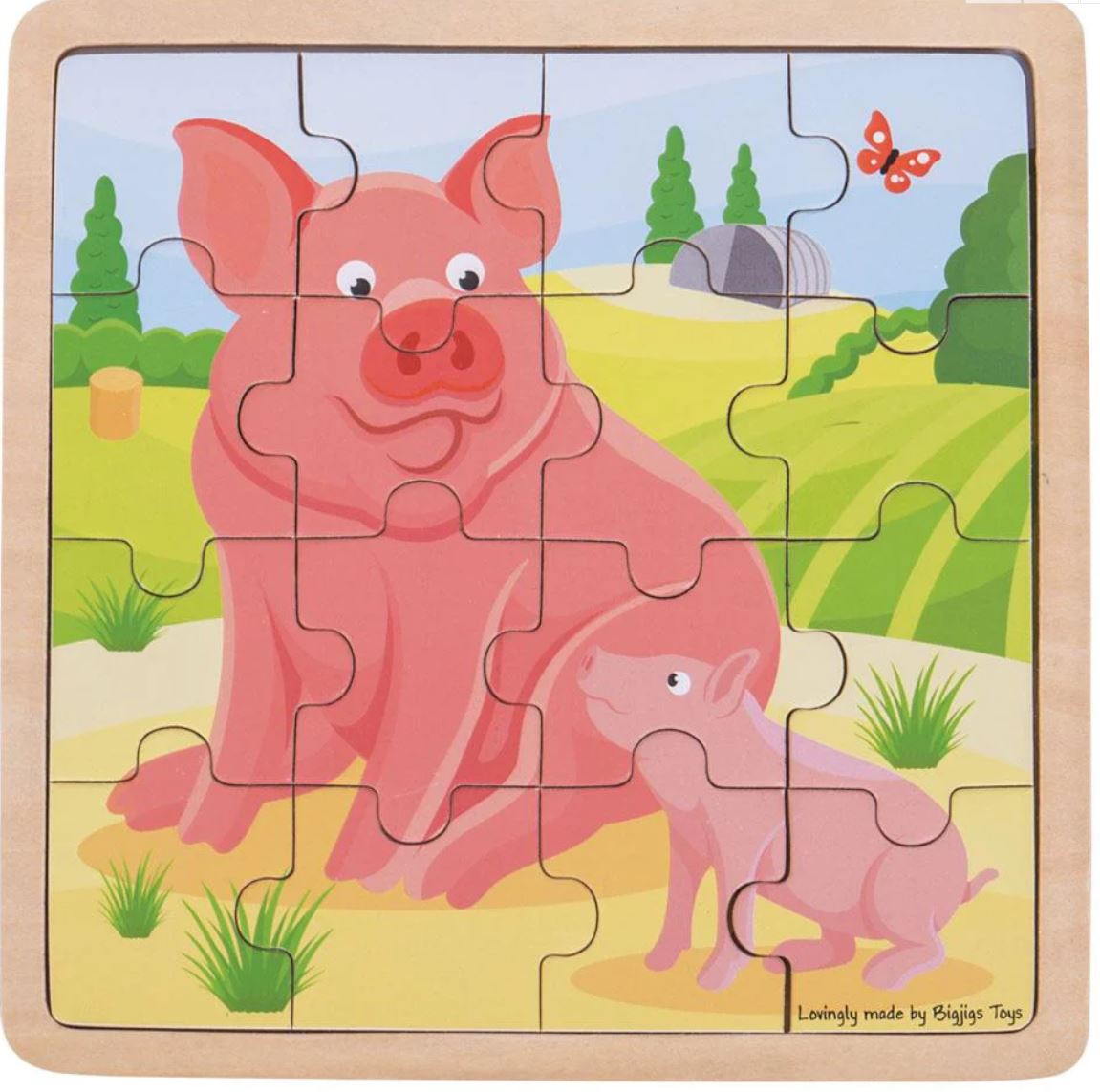 puzzle porco e leitão Puzzle de porco e leitão - Image 1