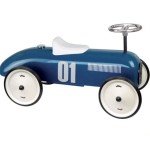 Carro de Metal Vintage Azul - Image 2
