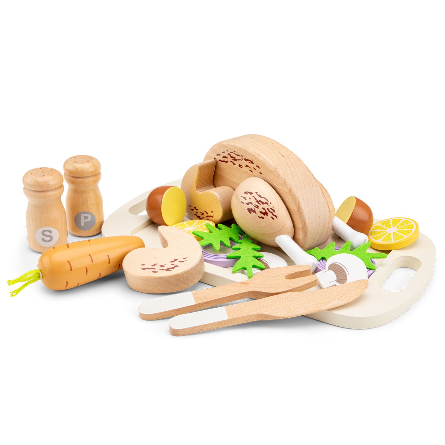 frango Conjunto de comida de brinquedo - galinha - Image 1