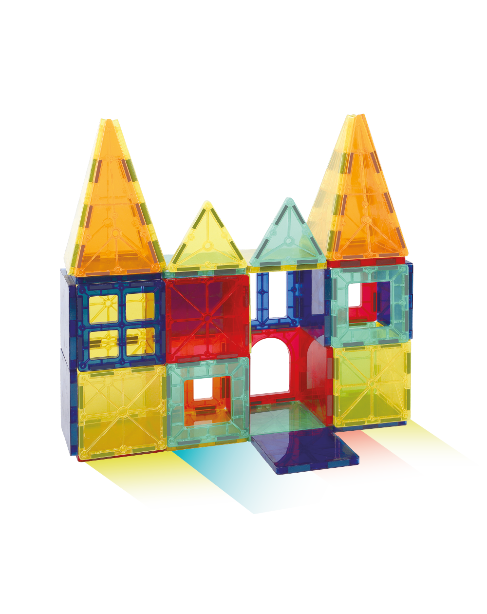 3d-color-magnetic-tiles Peças magnéticas coloridas 3D - Image 1