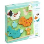 Puzz & Play Friends – Puzzle de Madeira c/ Animais