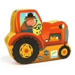 Trator – Puzzle Silhueta 16 Peças
