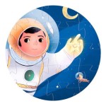 Um Astronauta na Lua – Puzzle Silhueta 36 Peças - Image 2