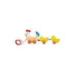 Puxar junto galinha + 2 pintinhos
